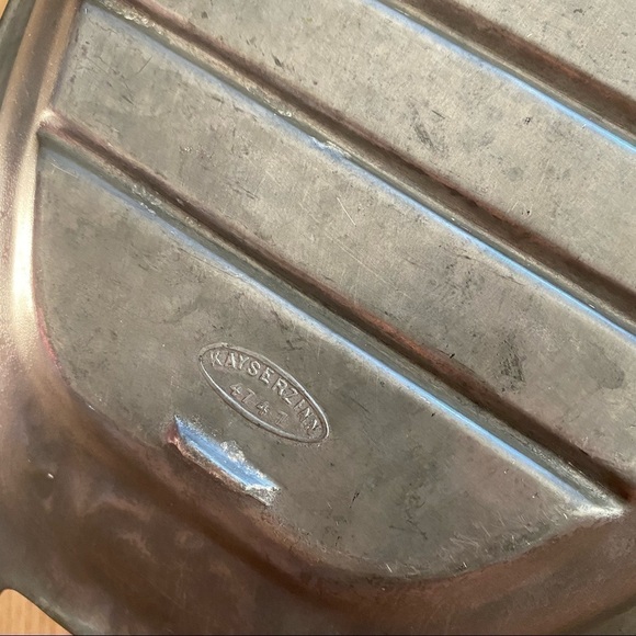 Kayserzinn Antique Vintage Pewter Tray 4747 Grill Serving Cook Pan - Picture 4 of 5